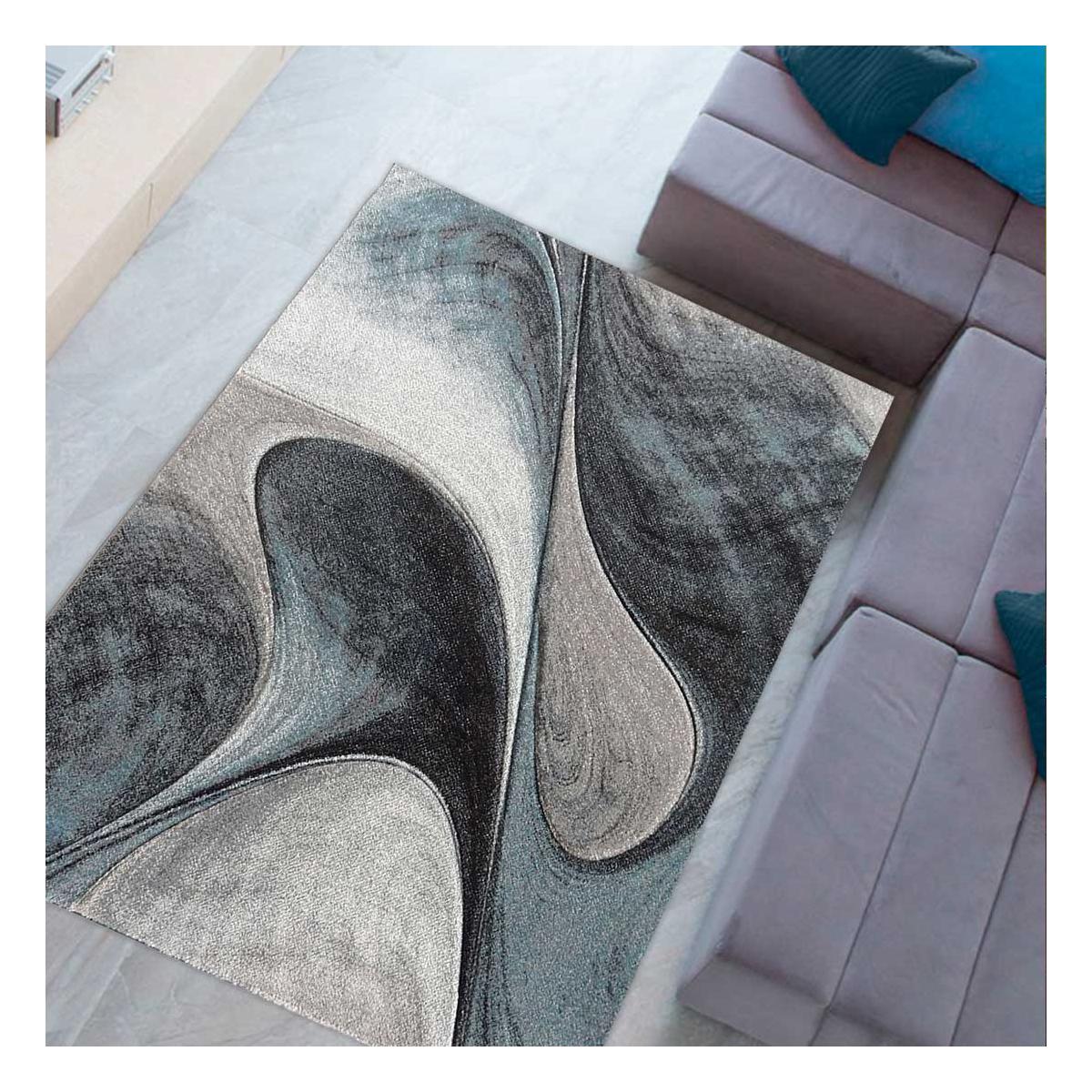 Tapis pour une chambre ou une entrée tissé Motif rond GARCA — vue 3