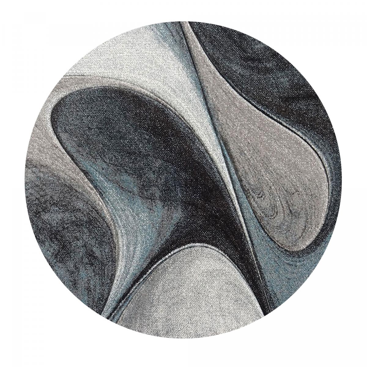 Tapis pour une chambre ou une entrée tissé Motif rond GARCA — vue 5