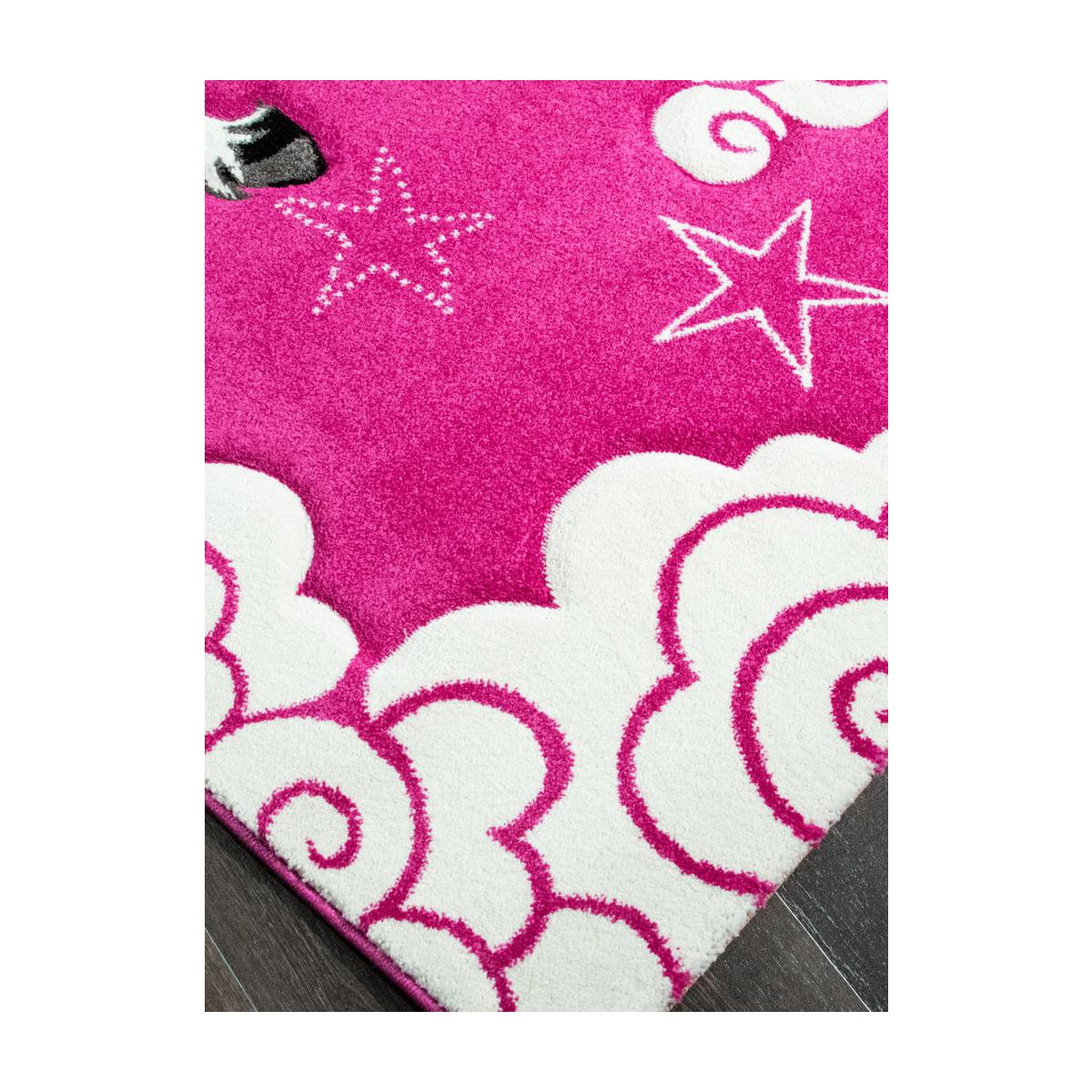Tapis salon et chambre tissé motif enfant LICORNE — vue 5