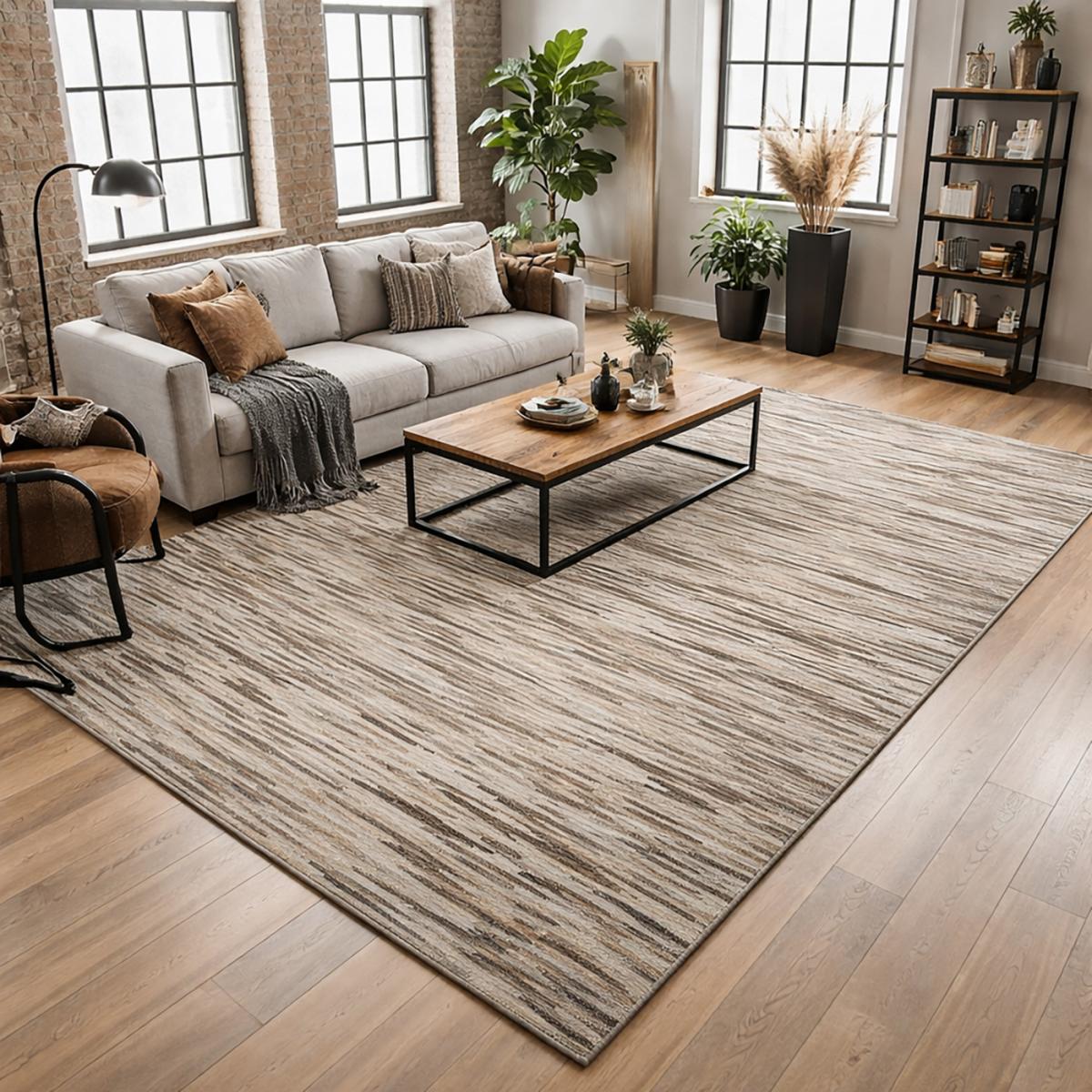 Tapis en peau de vache kilm LITTLELINE, fait à la main — vue 3