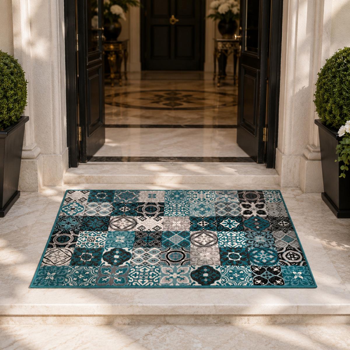 Tapis chambre et entrée tissé LYN1 FAIAN — vue 3