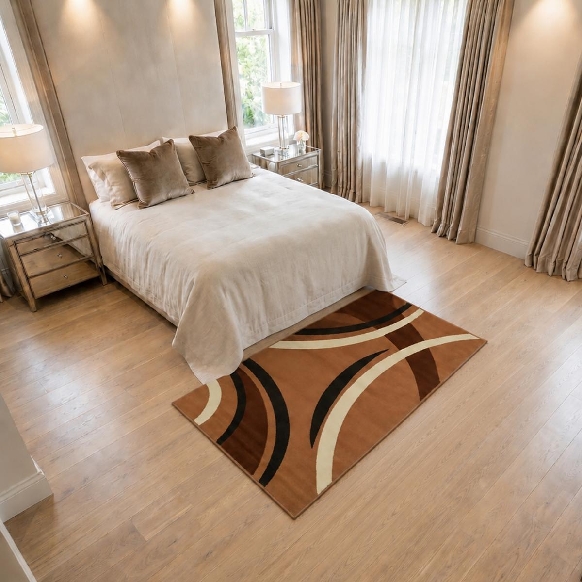 Tapis chambre tissé motif rond LYN1 JOYLE — vue 5