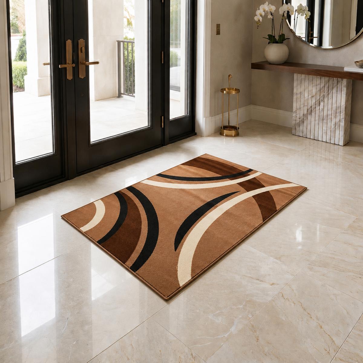 Tapis chambre tissé motif rond LYN1 JOYLE — vue 6