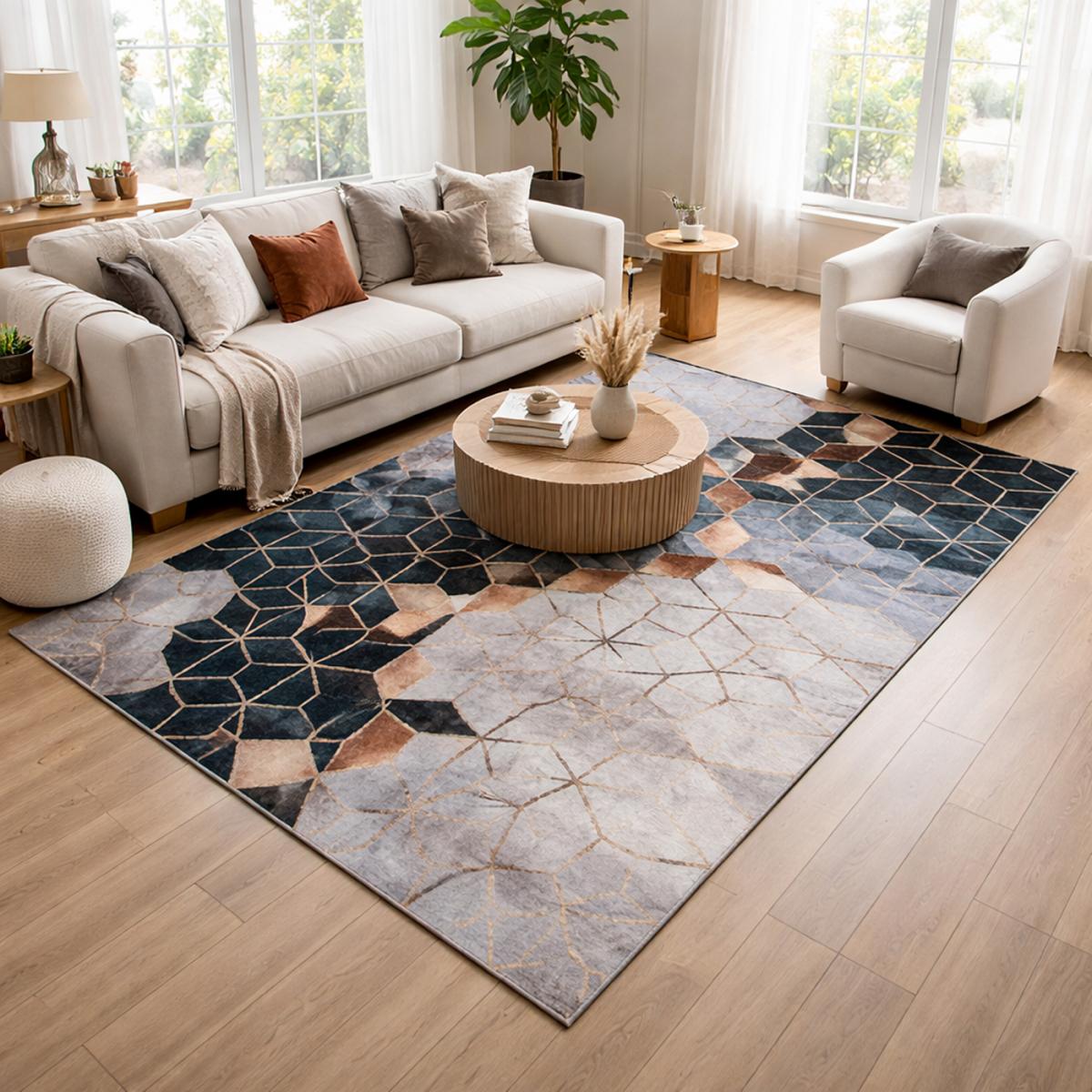 Tapis chambre LYN11 GRAFIK facile d'entretien — vue 3