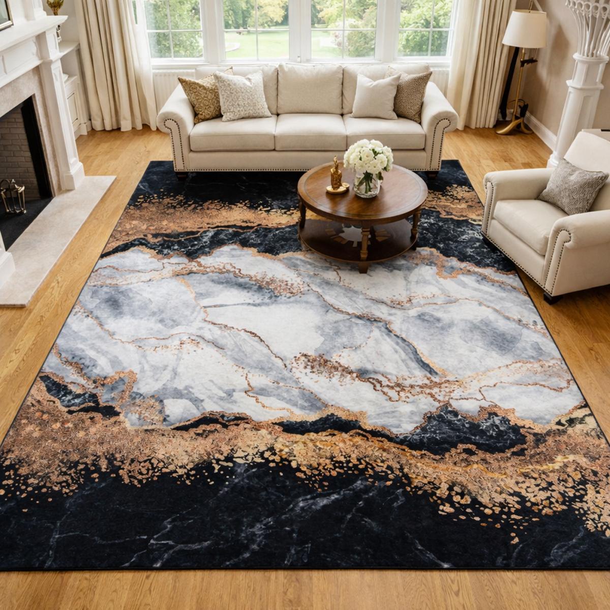 Tapis salon LYN11 GRAFIK facile d'entretien — vue 3