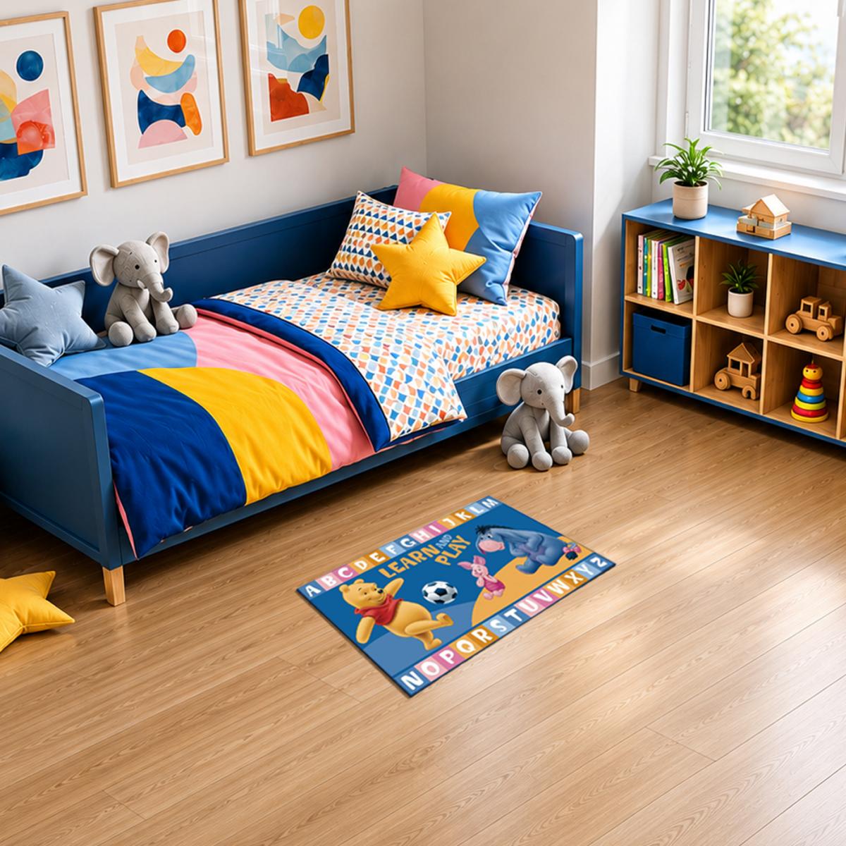 Tapis enfant Lavable 30° motif animaux LYN48 WINNIE J — vue 3
