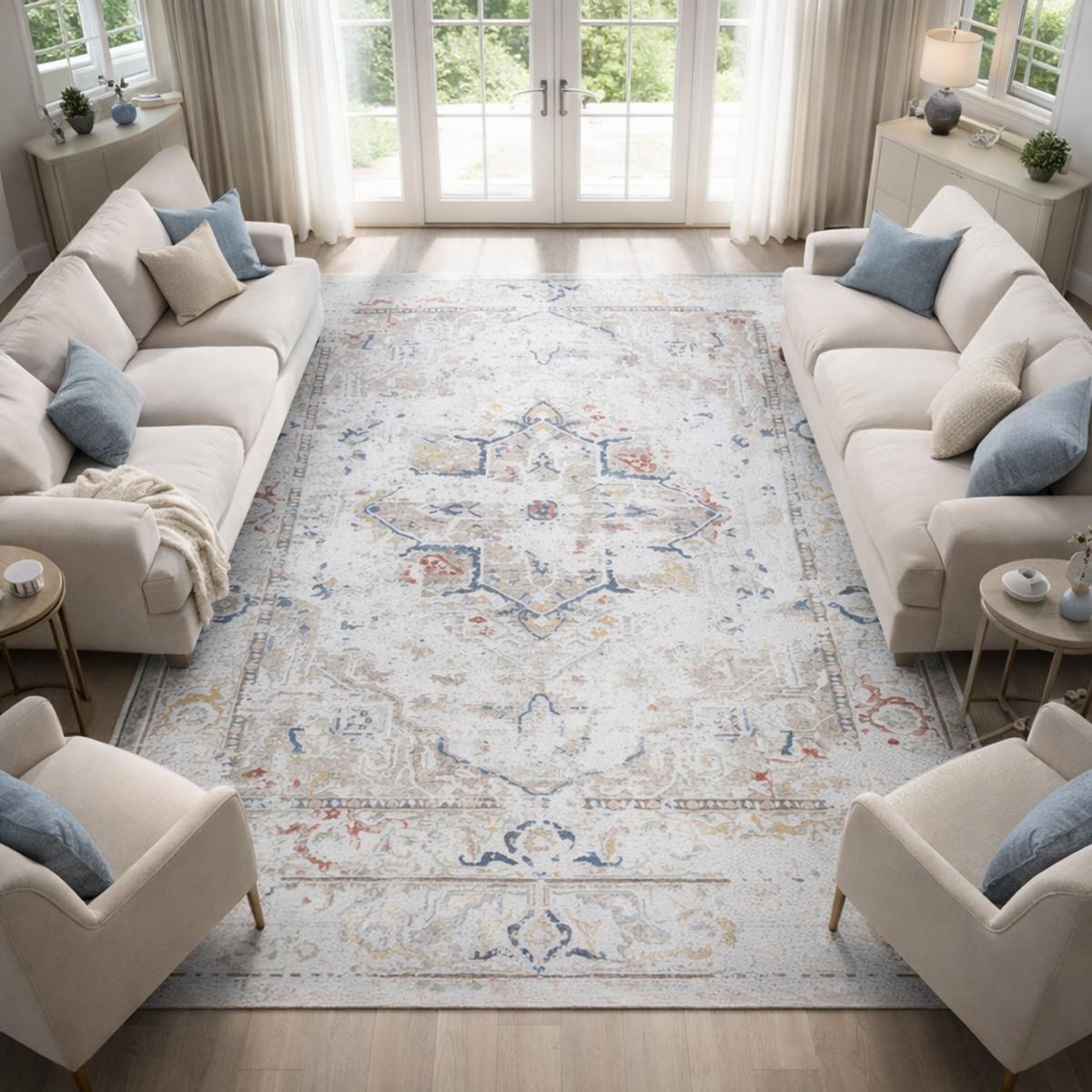 Tapis d'orient, motif oriental, LYN55 SAMARA — vue 3