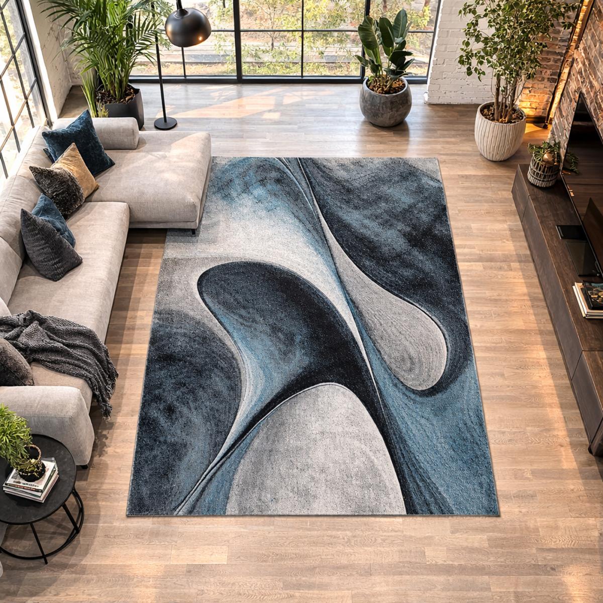 Tapis pour une chambre ou une entrée tissé motif géométrique LYN8 MADILA — vue 3