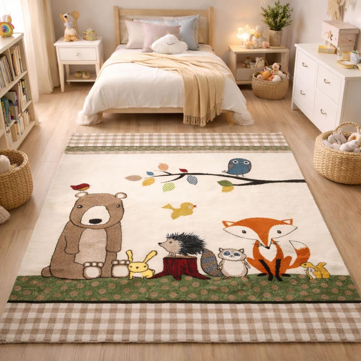 Tapis enfant tissé LYN8 PHOTO DE FORET — vue 3