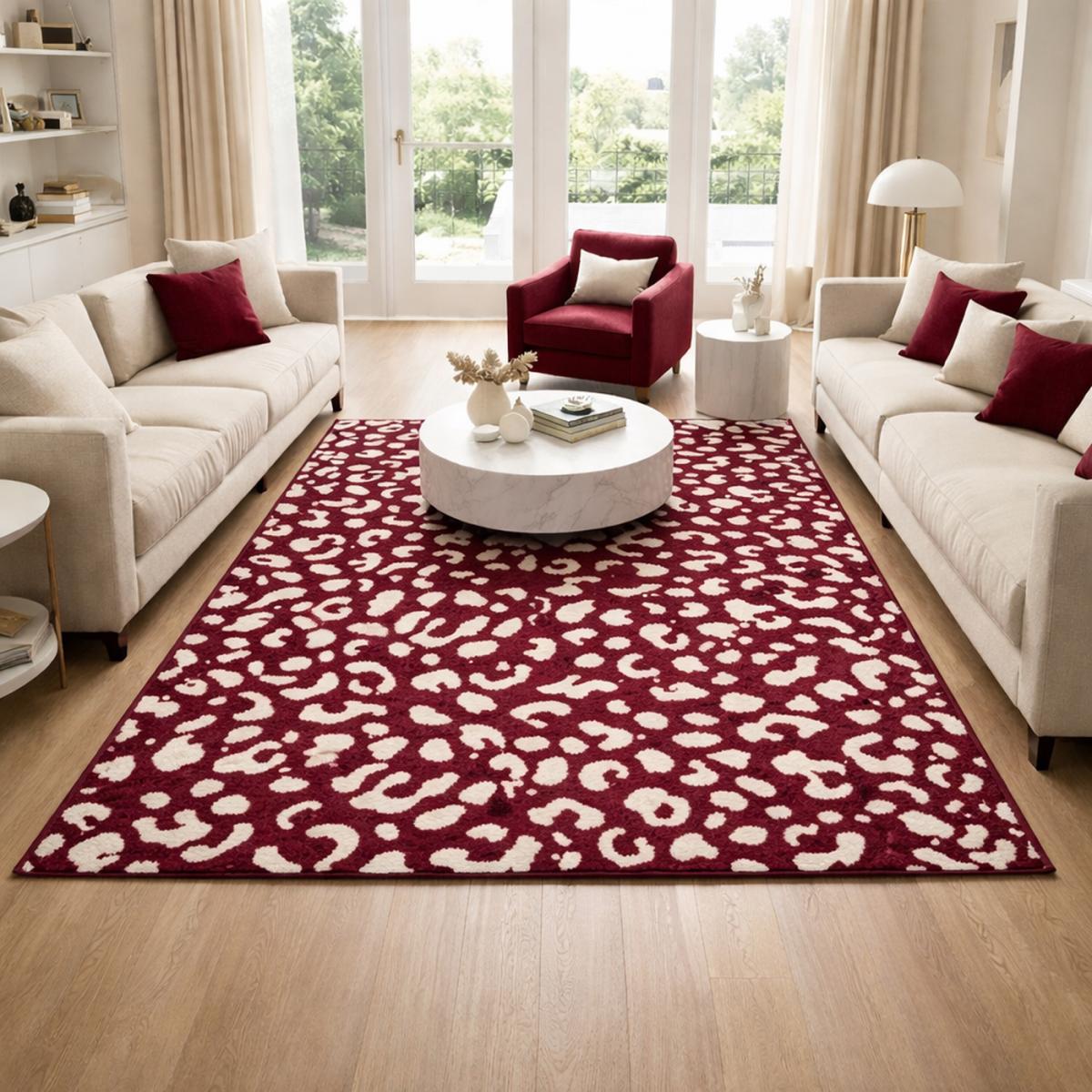Tapis salon, motif animaux léopard graphique et tendance, LYN9 LEOP — vue 3