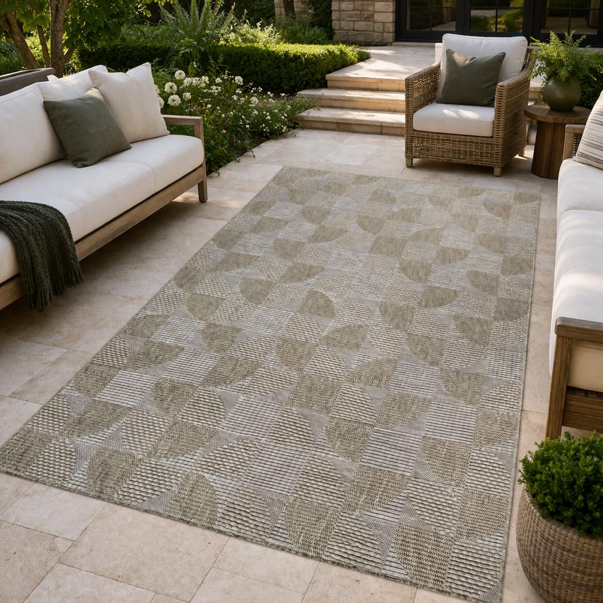 Tapis exterieur MARGARETHA Géométrique — vue 3