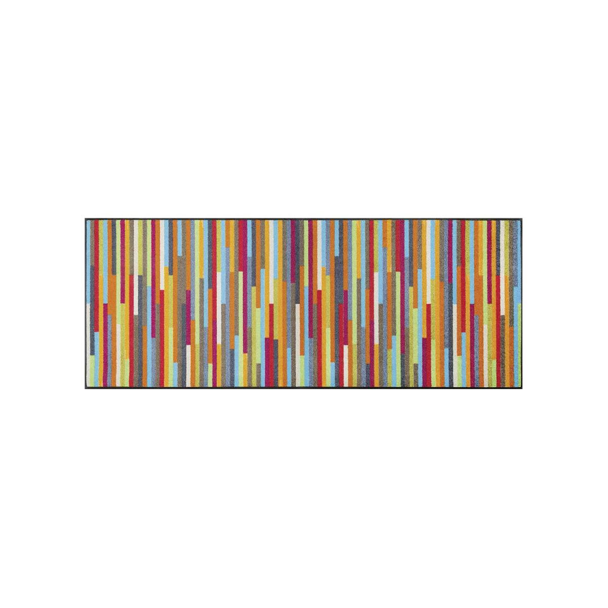 Paillasson tissé motif géométrique MIKATRI