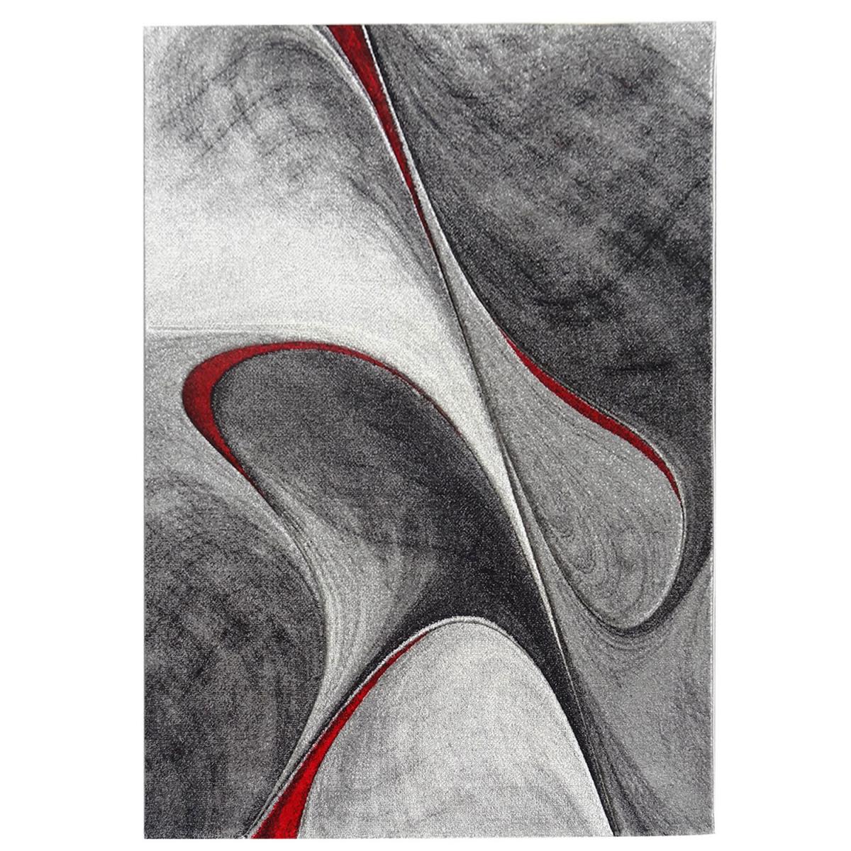 Tapis salon et chambre tissé motif géométrique MILAR