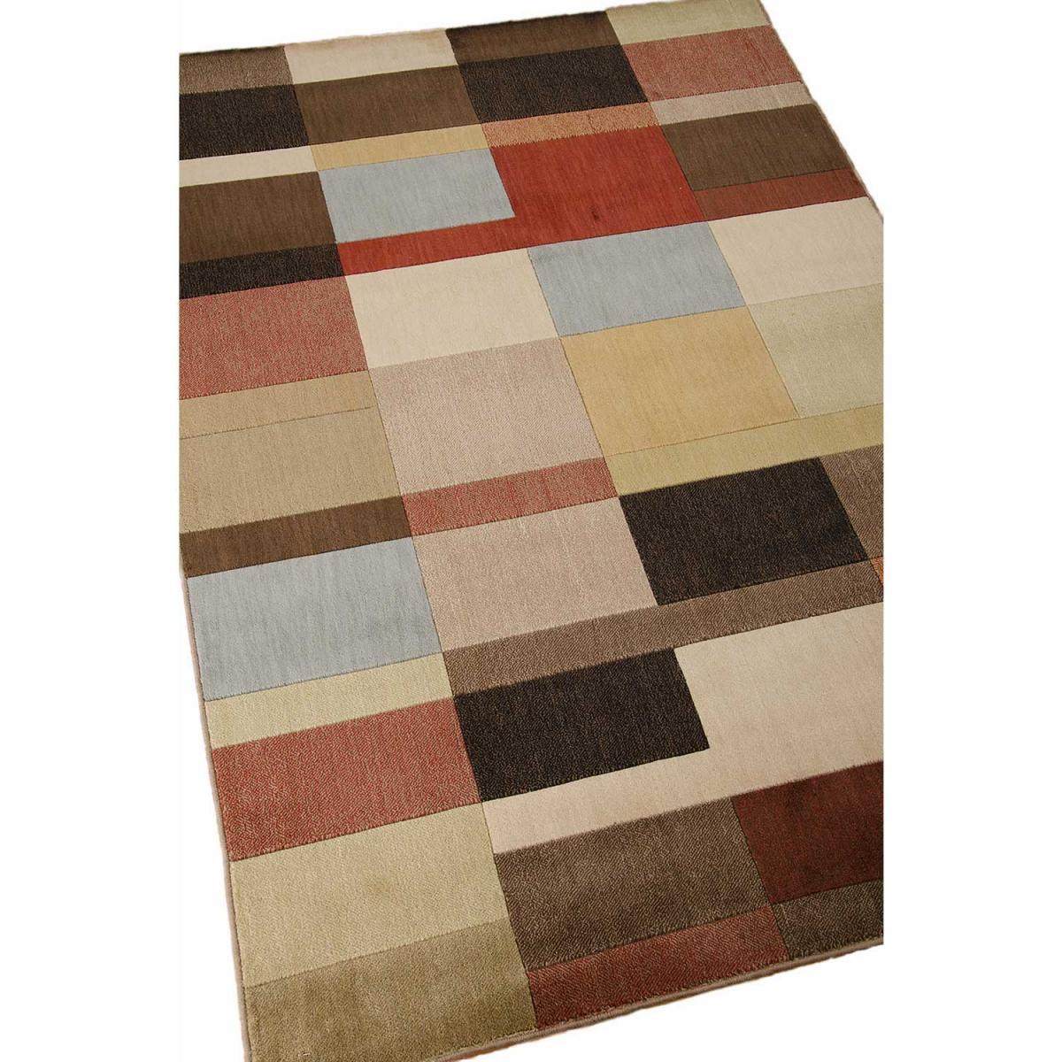 Tapis salon et chambre tissé motif seventies PADRIAN — vue 5