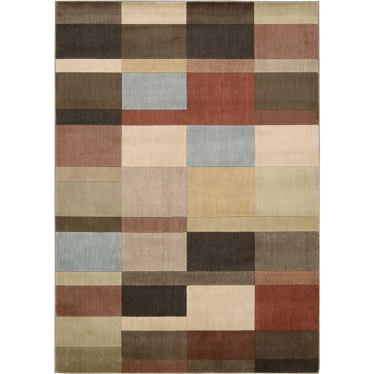 Tapis salon et chambre tissé motif seventies PADRIAN