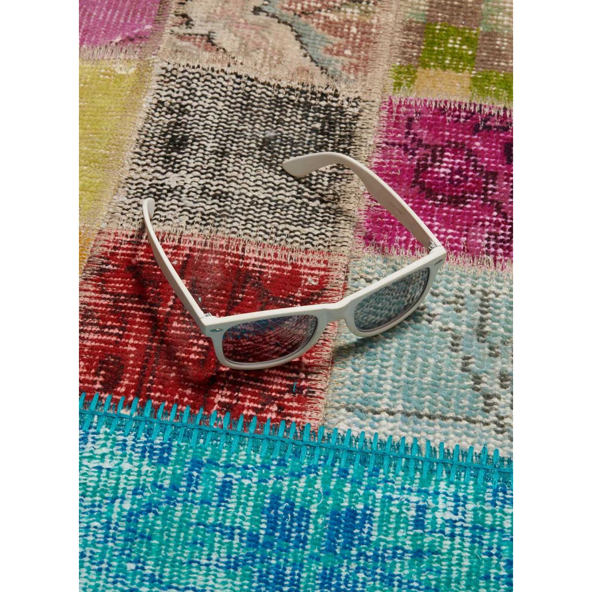 Tapis Chambre fait à la main en laine motif géométrique — vue 4