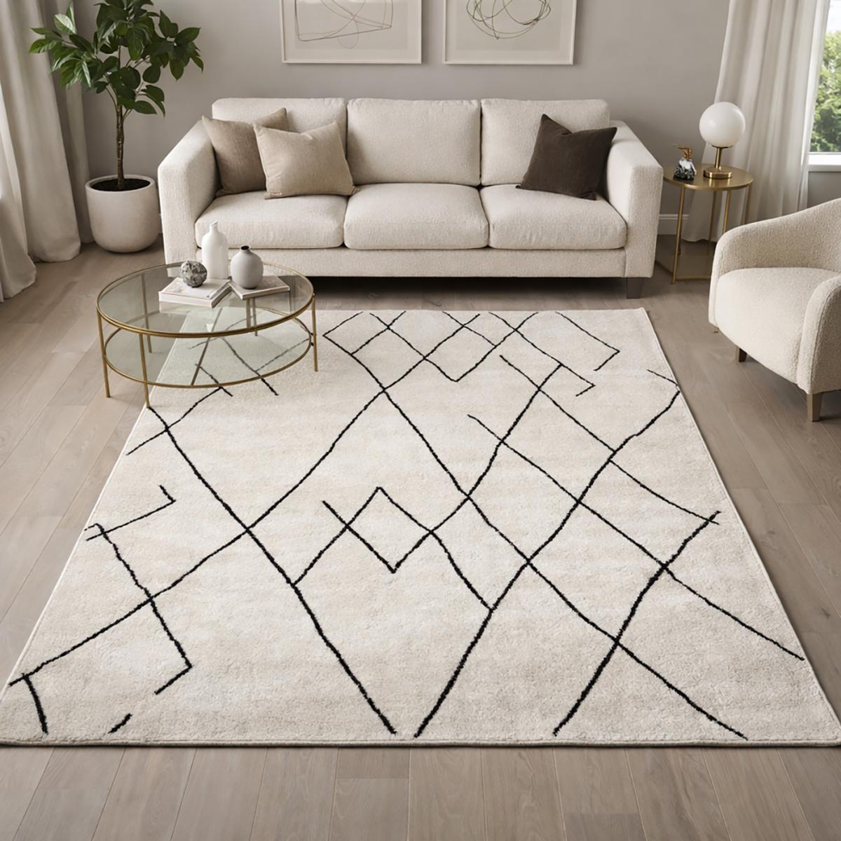 Tapis berbère tissé motifs tribaux NALADON — vue 3