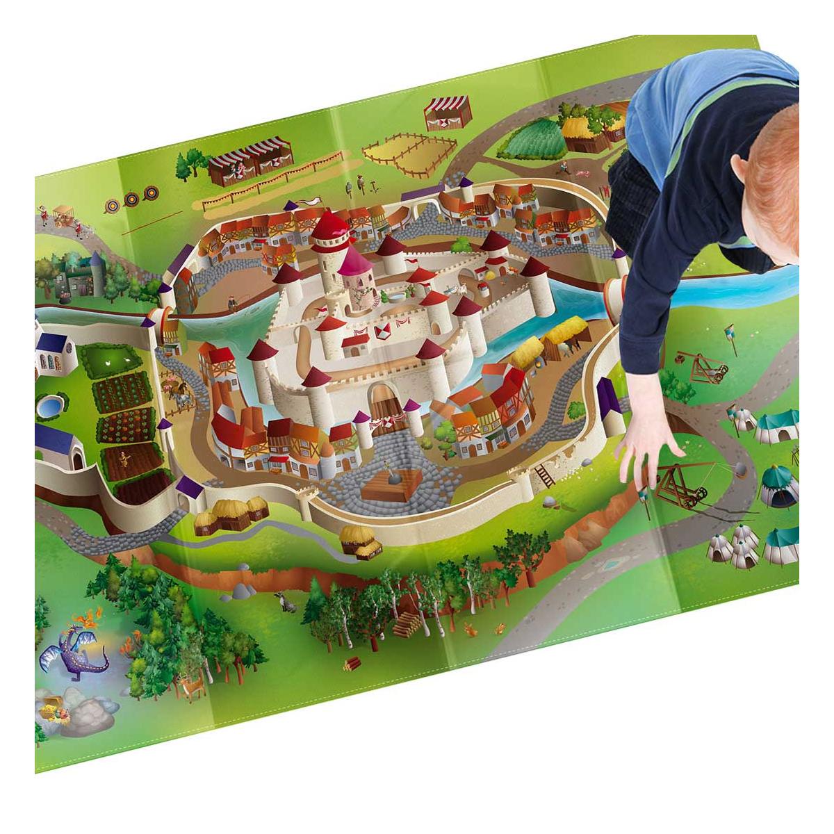 Tapis enfant tissé NAPPE MOYEN-AGE — vue 3