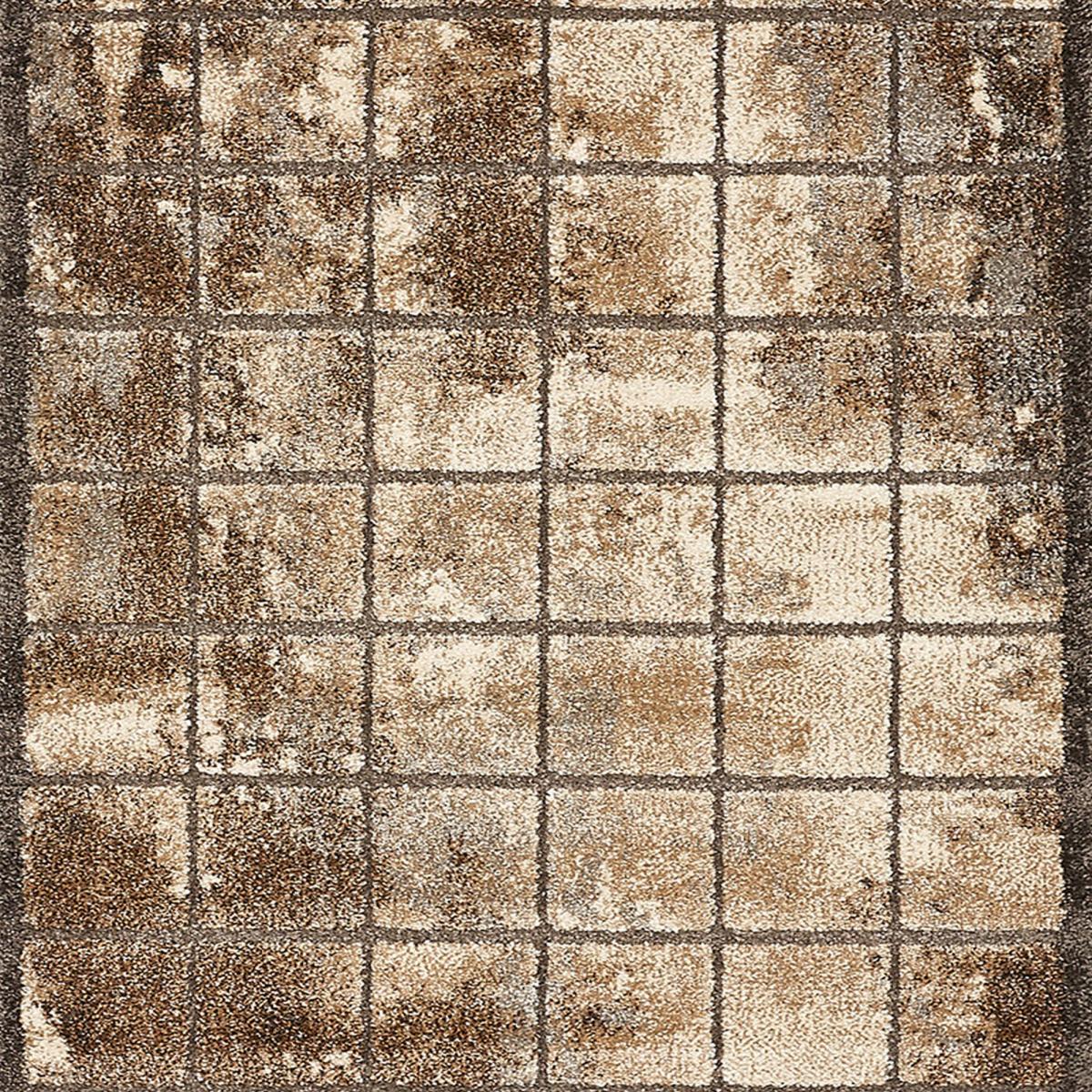 Tapis chambre tissé motif géométrique NATACT 1 — vue 4