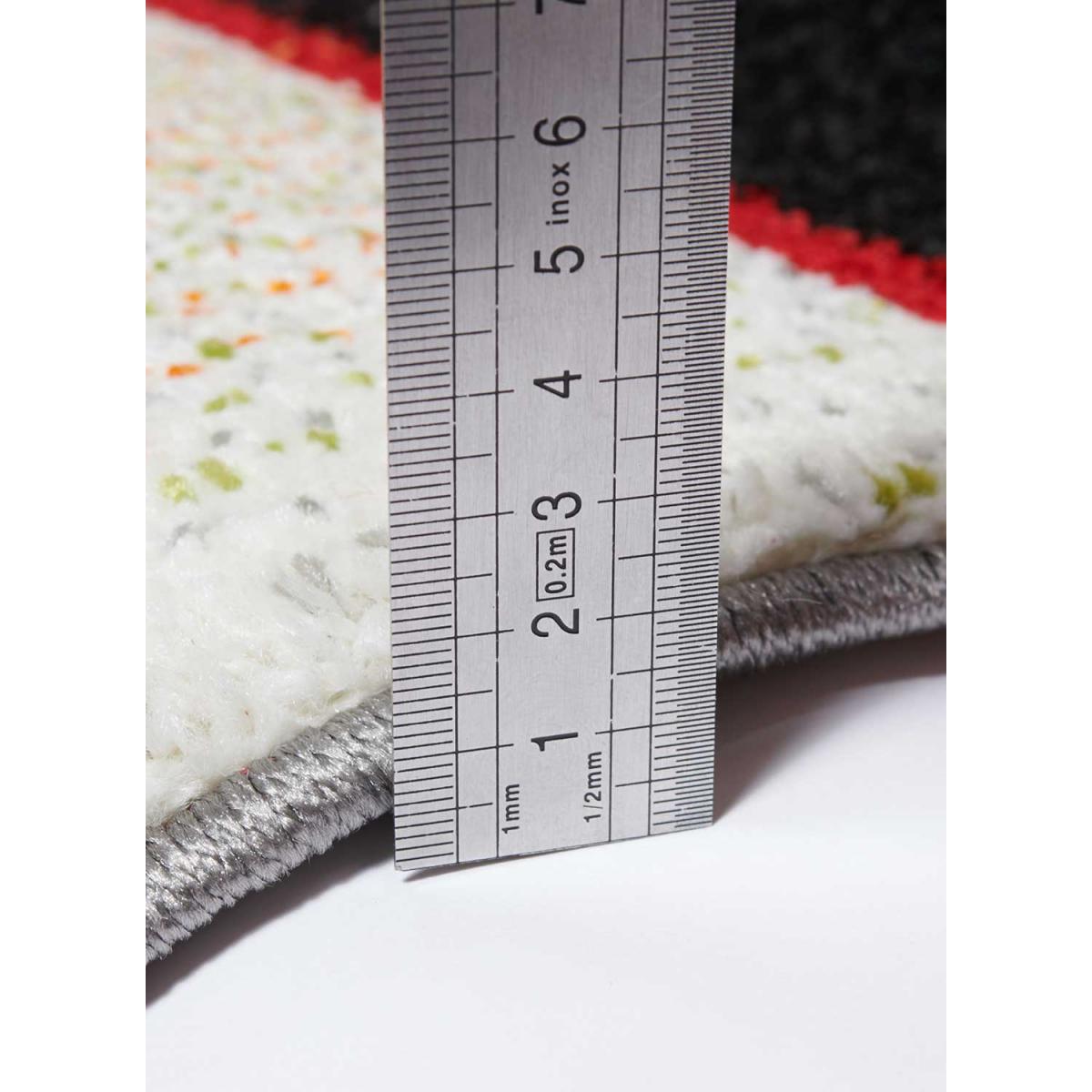 Tapis chambre tissé motif géométrique LYN8 NORAMI — vue 5