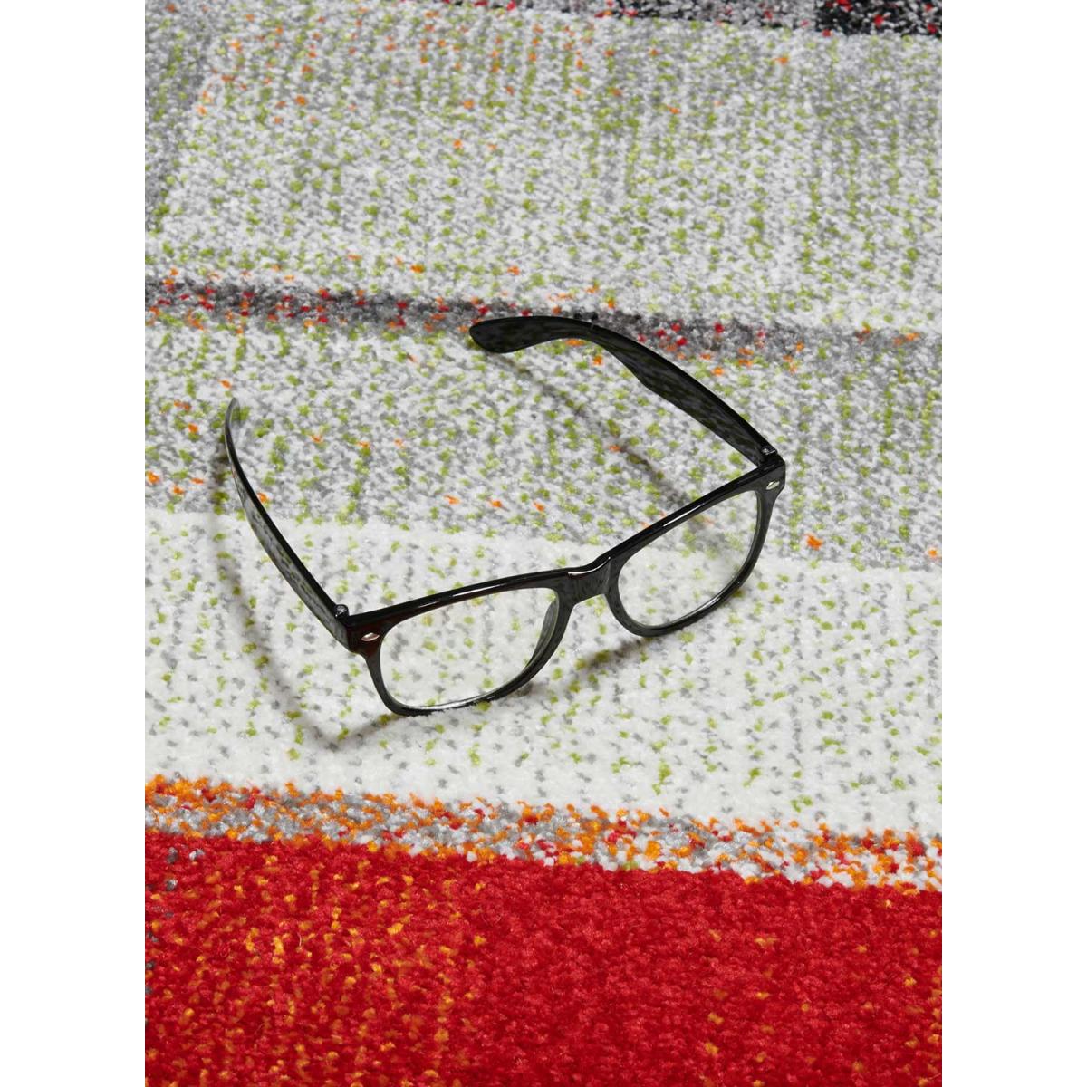 Tapis chambre tissé motif géométrique LYN8 NORAMI — vue 4