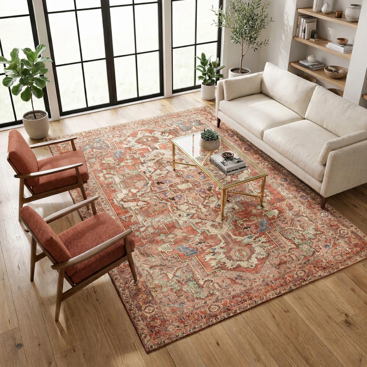 Tapis salon ONATA 3 en polyester doux et soyeux — vue 3
