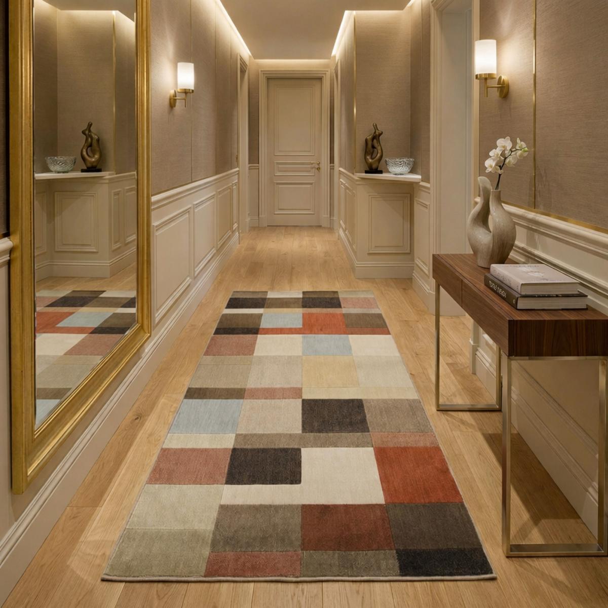 Tapis salon et chambre tissé motif seventies PADRIAN — vue 3