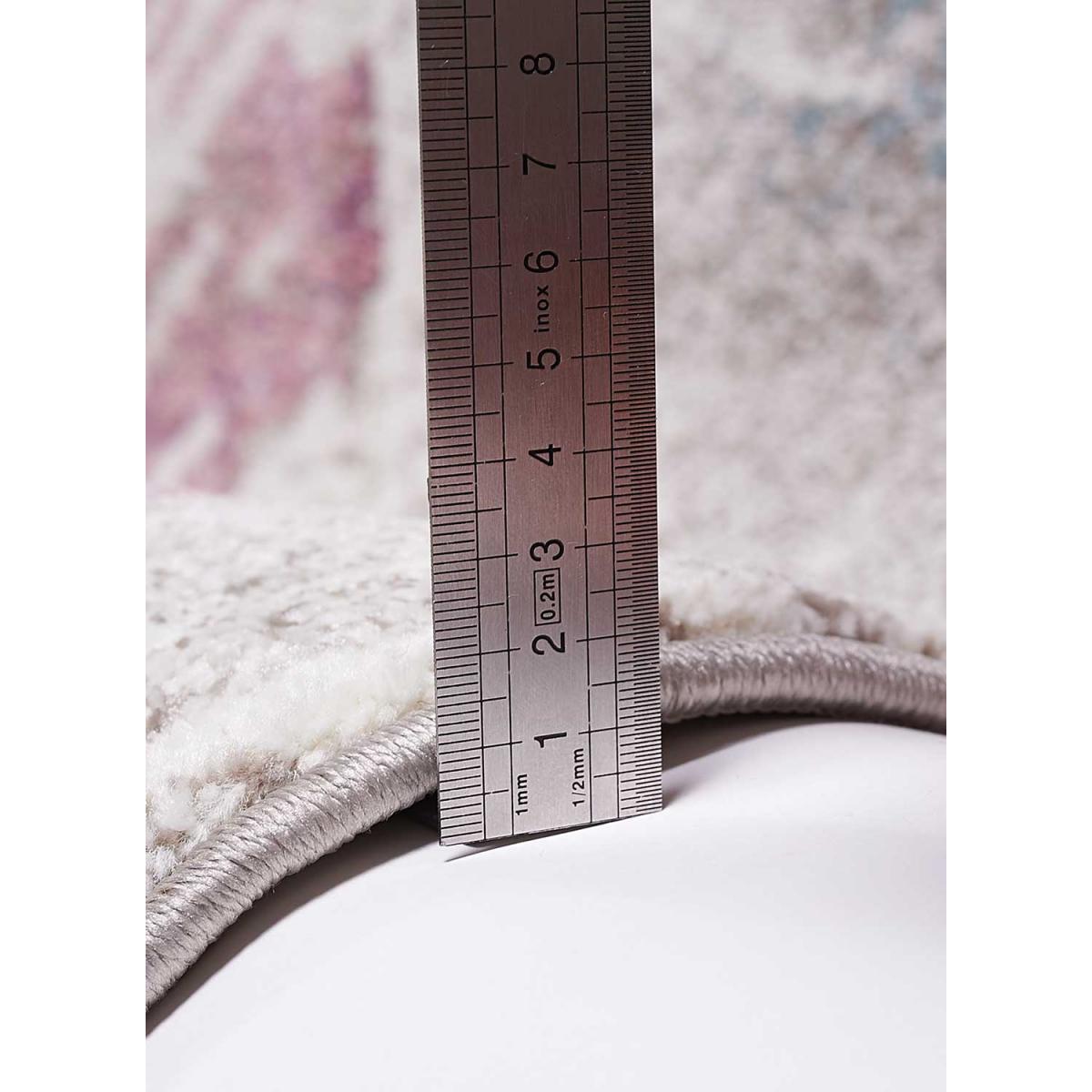 Tapis chambre tissé motif géométrique PASTY — vue 5