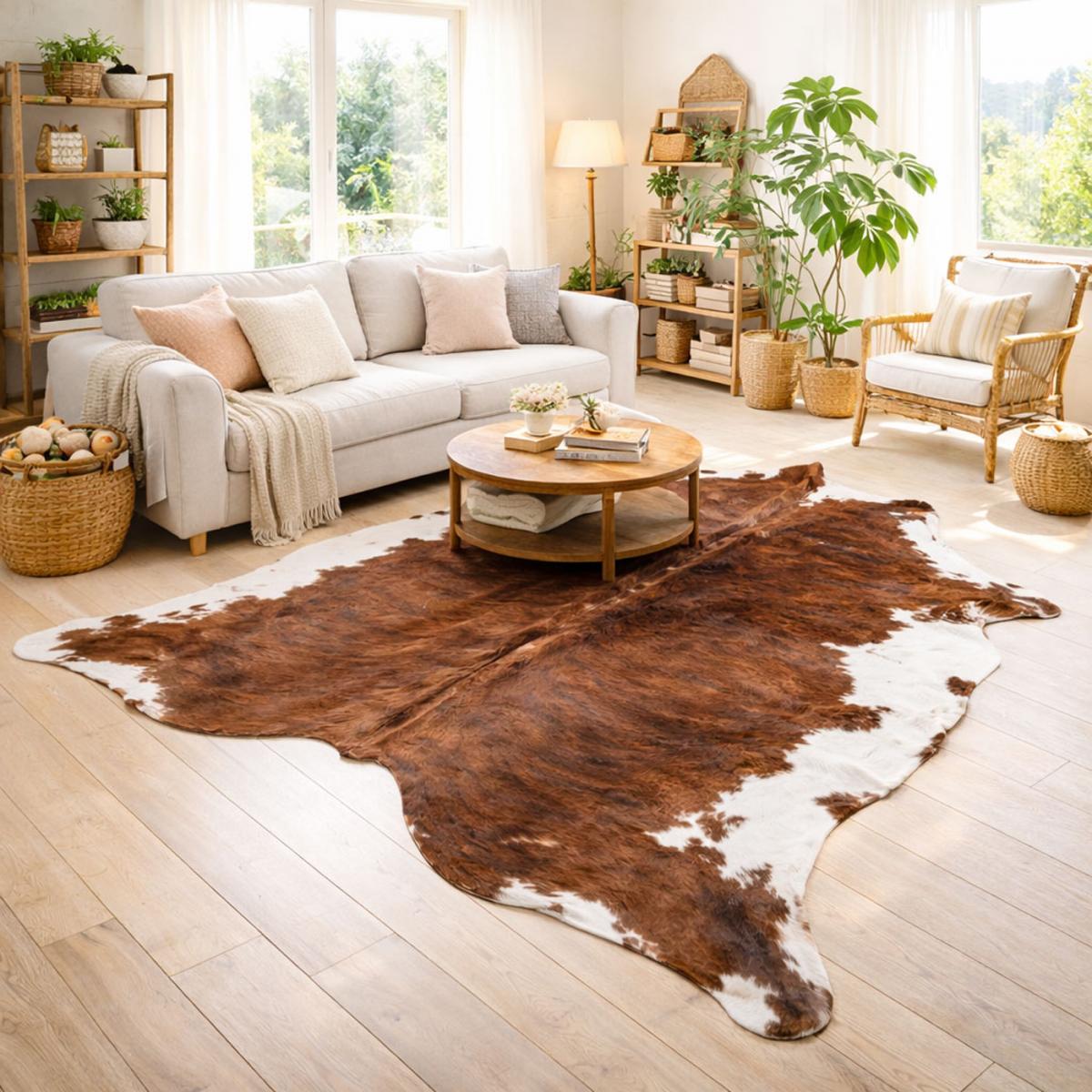 Tapis peau de vache kilm fait à la main — vue 3