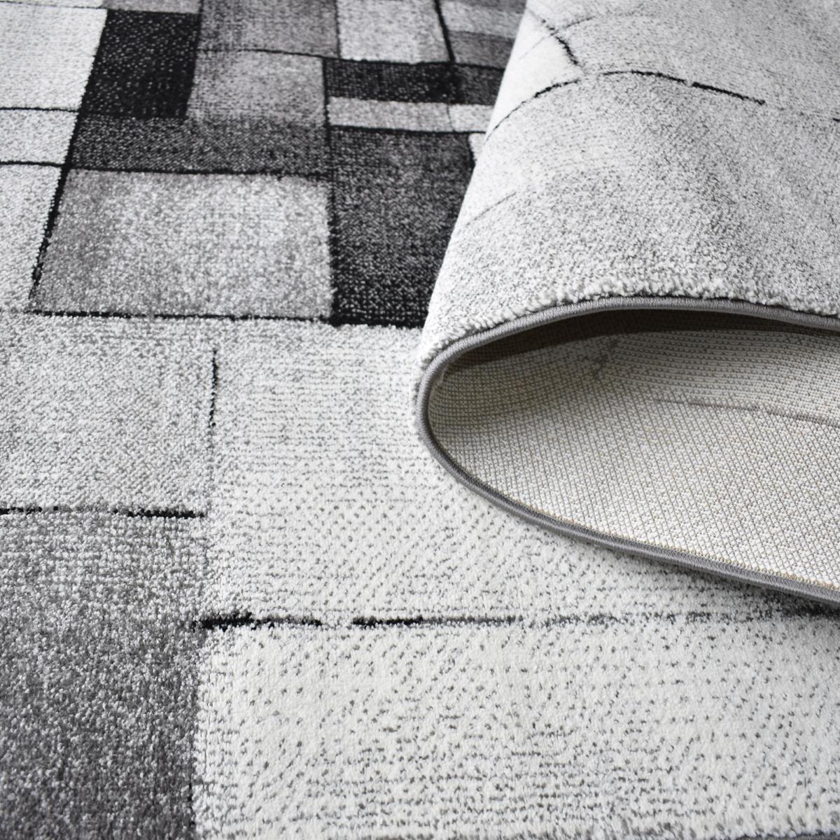 Tapis entrée tissé motif géométrique LYN8 BELO 13 — vue 5