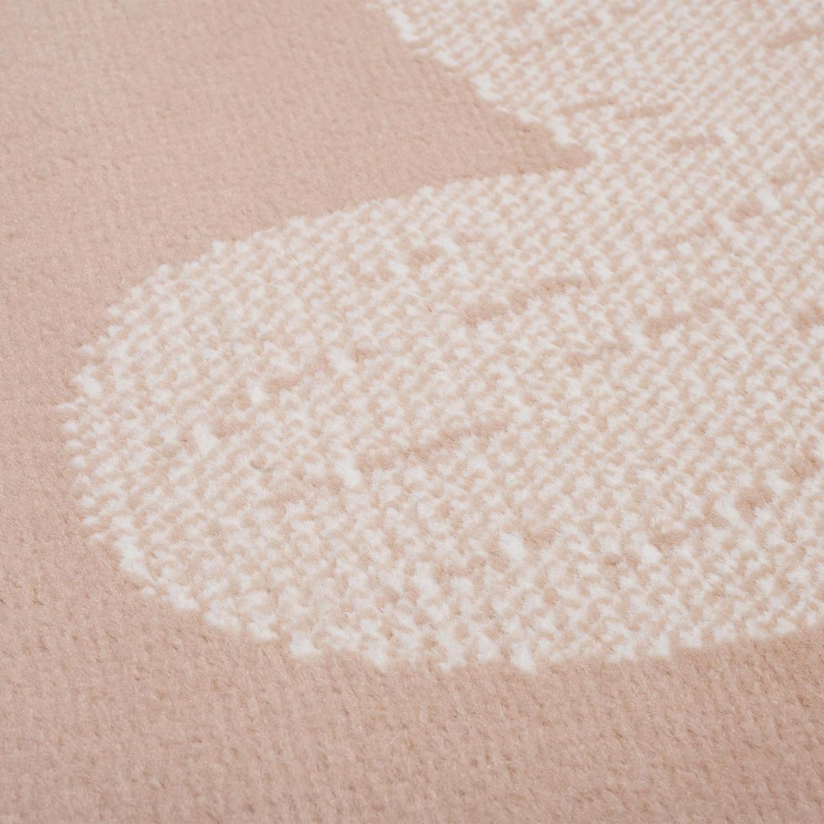 Tapis enfant motif cœurs et smileys, design ludique et joyeux — vue 6