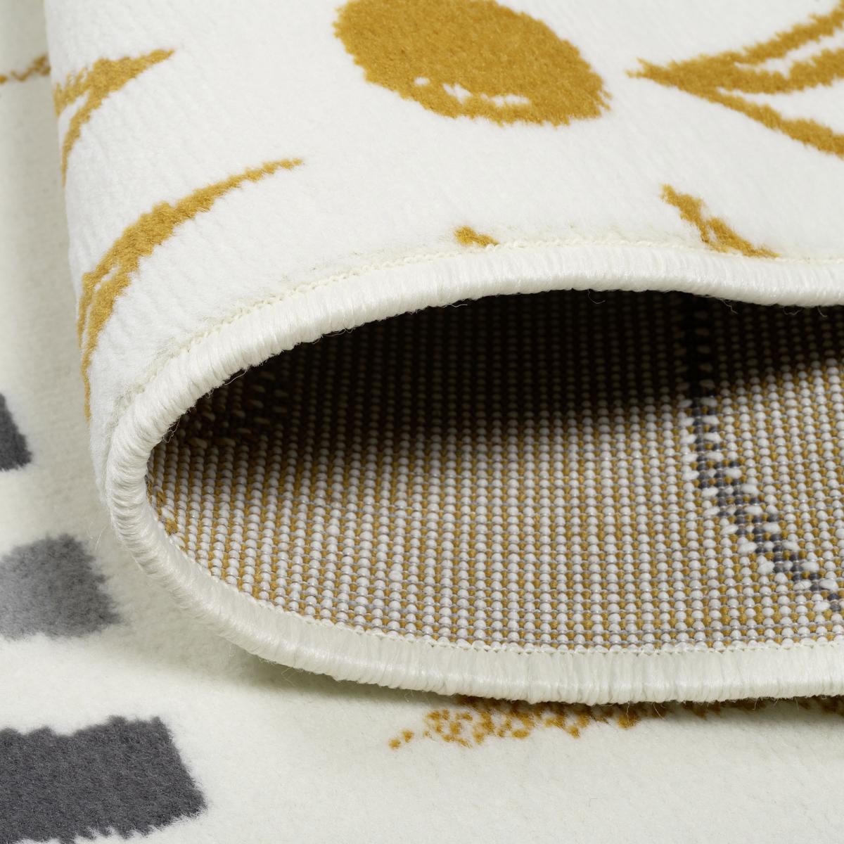 Tapis enfant LYN1 KID, motifs ludiques étoiles et cœurs — vue 4