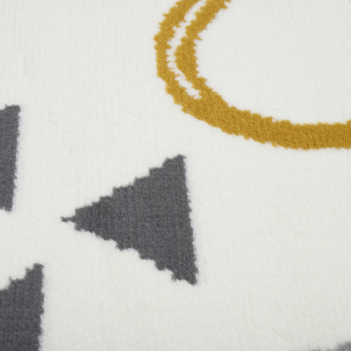 Tapis enfant LYN1 KID, motifs ludiques étoiles et cœurs — vue 6