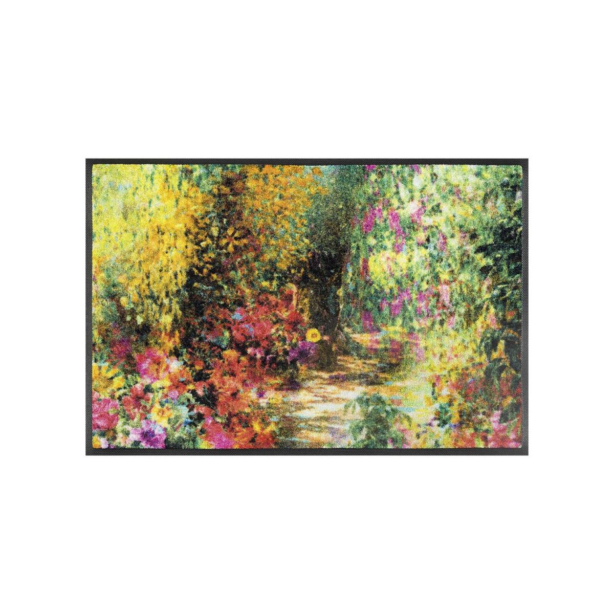 Paillasson tissé motif abstrait PRIMAVERA
