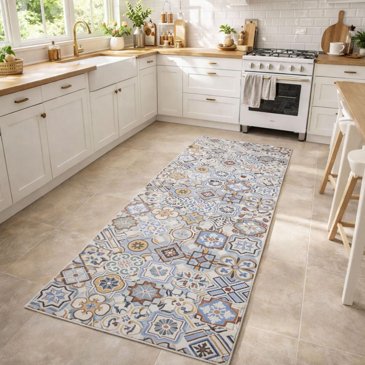 Tapis de cuisine en PVC motif géométrique PKIT — vue 5