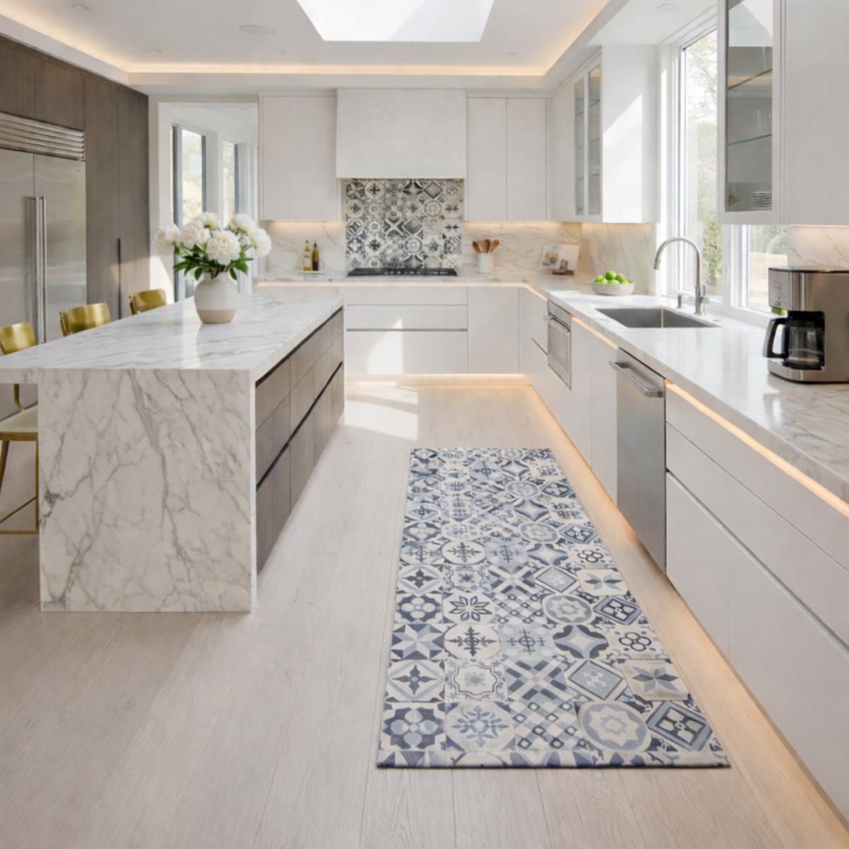 Tapis de cuisine en PVC motif géométrique PKIT — vue 6