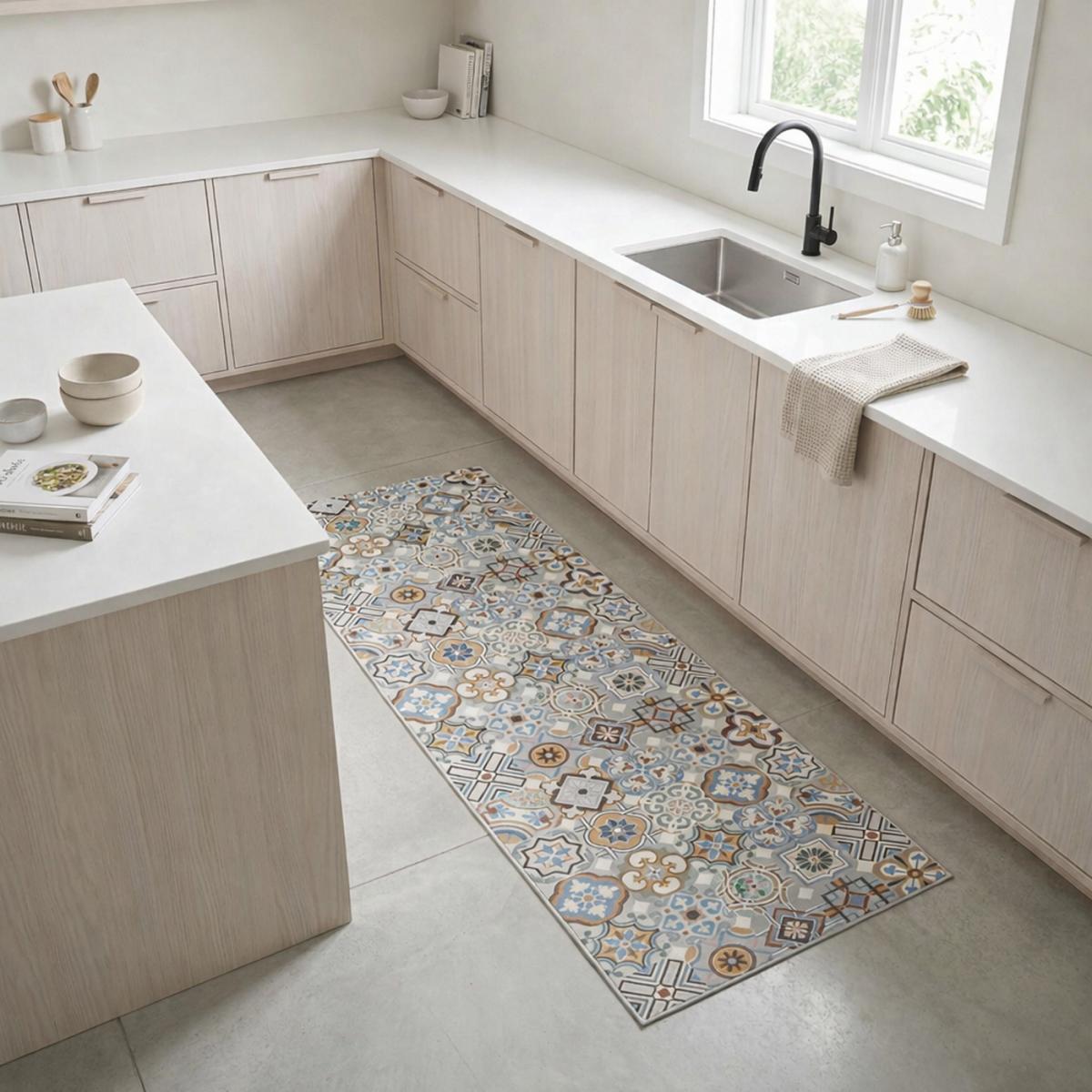 Tapis de cuisine en PVC motif géométrique PKIT — vue 6