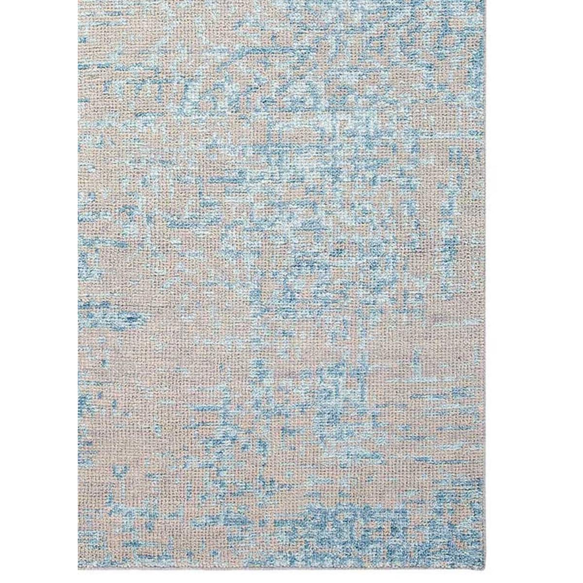 Tapis salon et chambre fait main en viscose motif faux uni REFLECT 11 — vue 4