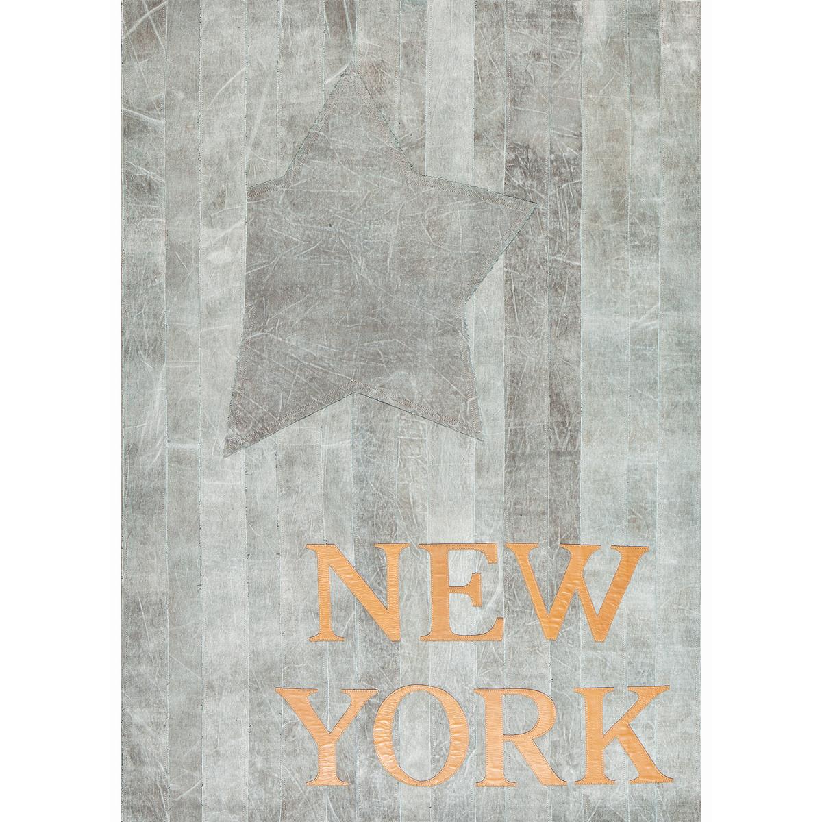 Tapis salon et chambre fait main motif fresque NEW YORK A
