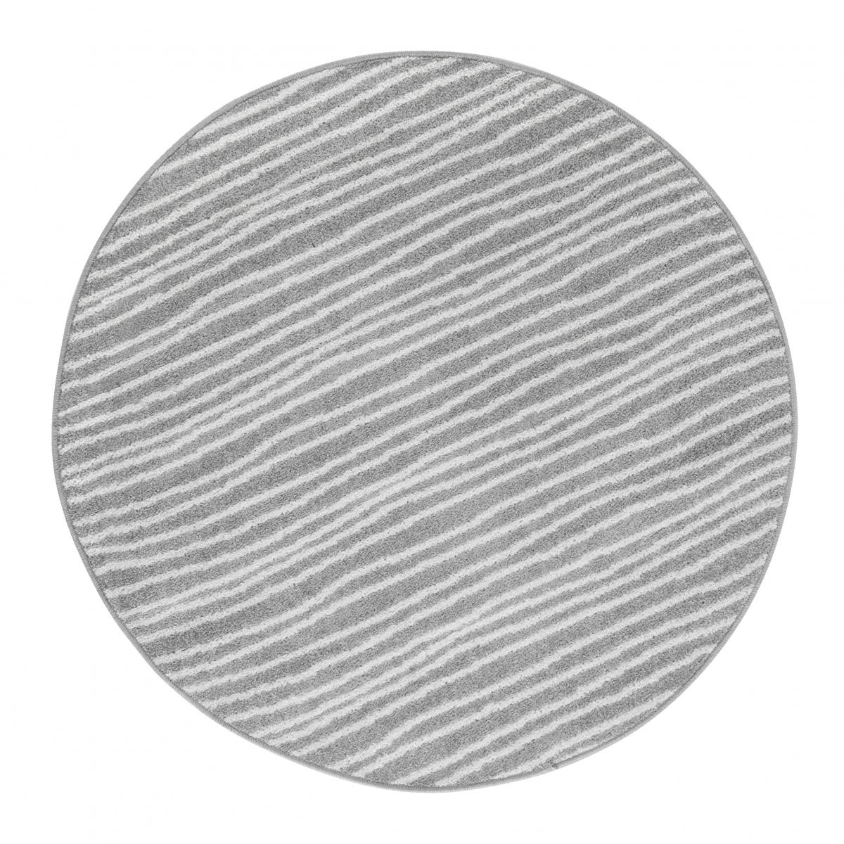 Tapis salon et chambre tissé motif faux uni VAGLA — vue 5