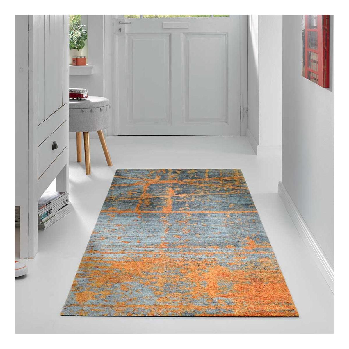 Tapis salon et chambre tissé motif abstrait RUSTICO — vue 3