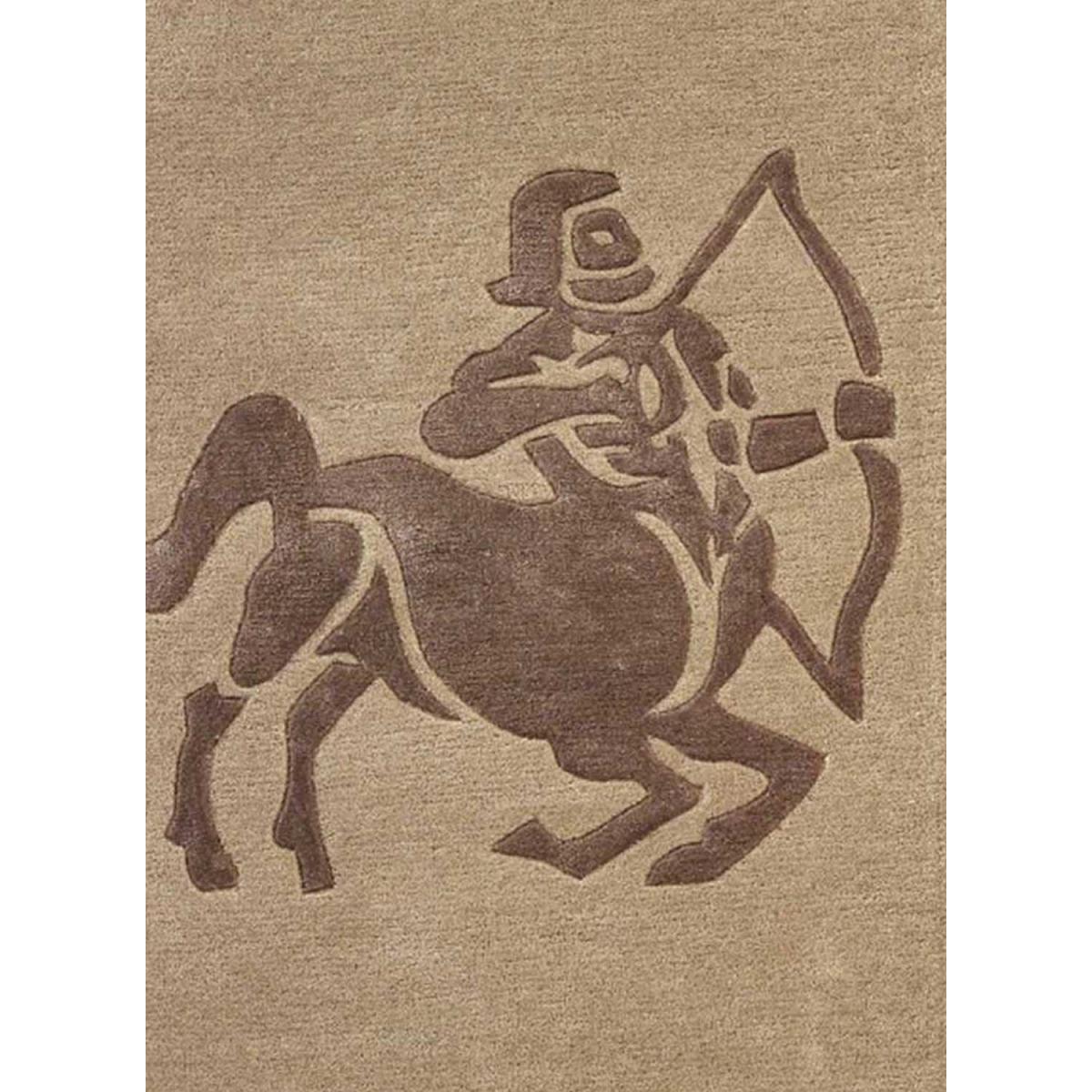 Tapis salon et chambre fait main en laine motif géométrique — vue 4