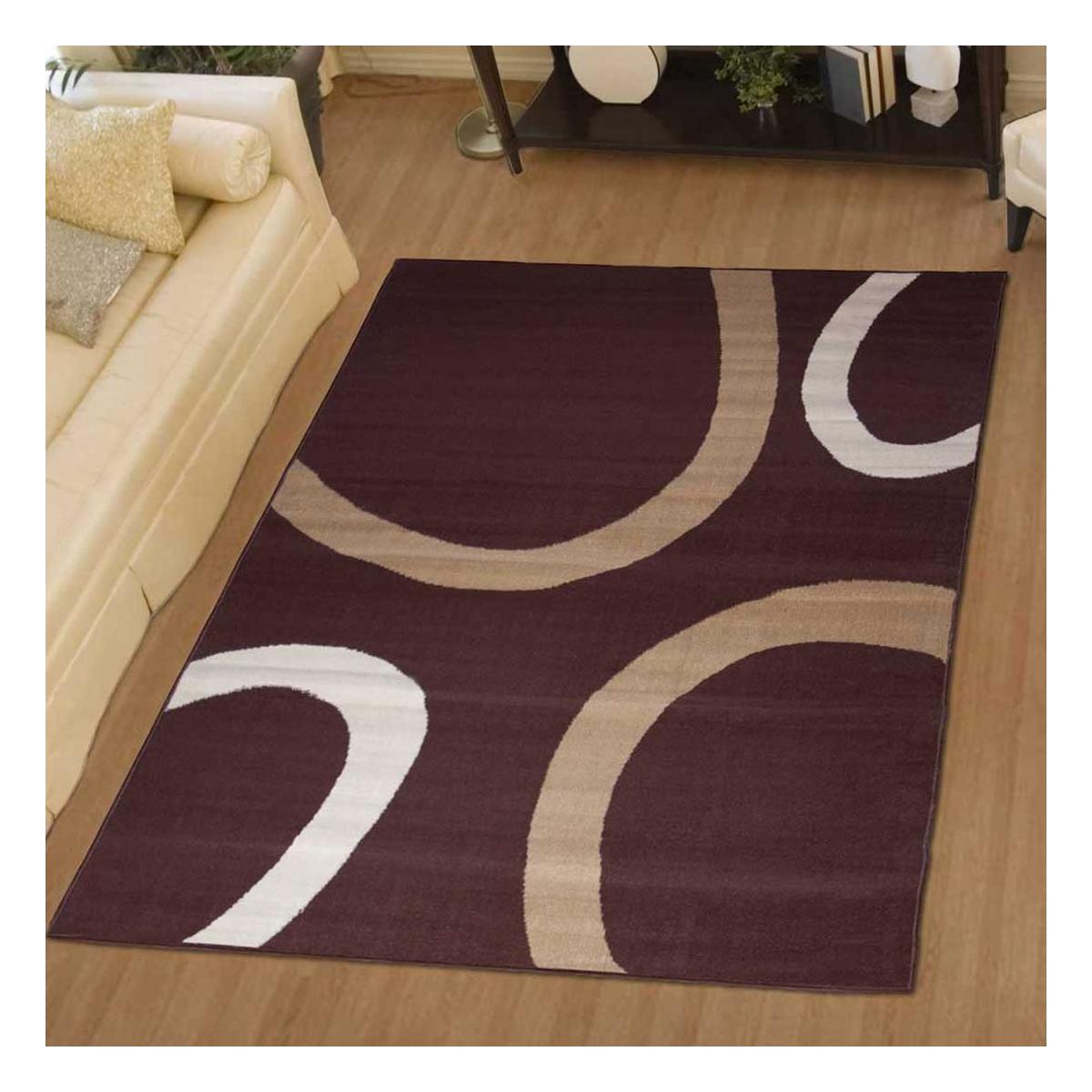 Tapis chambre tissé motif rond LYN1 TEMPO — vue 5
