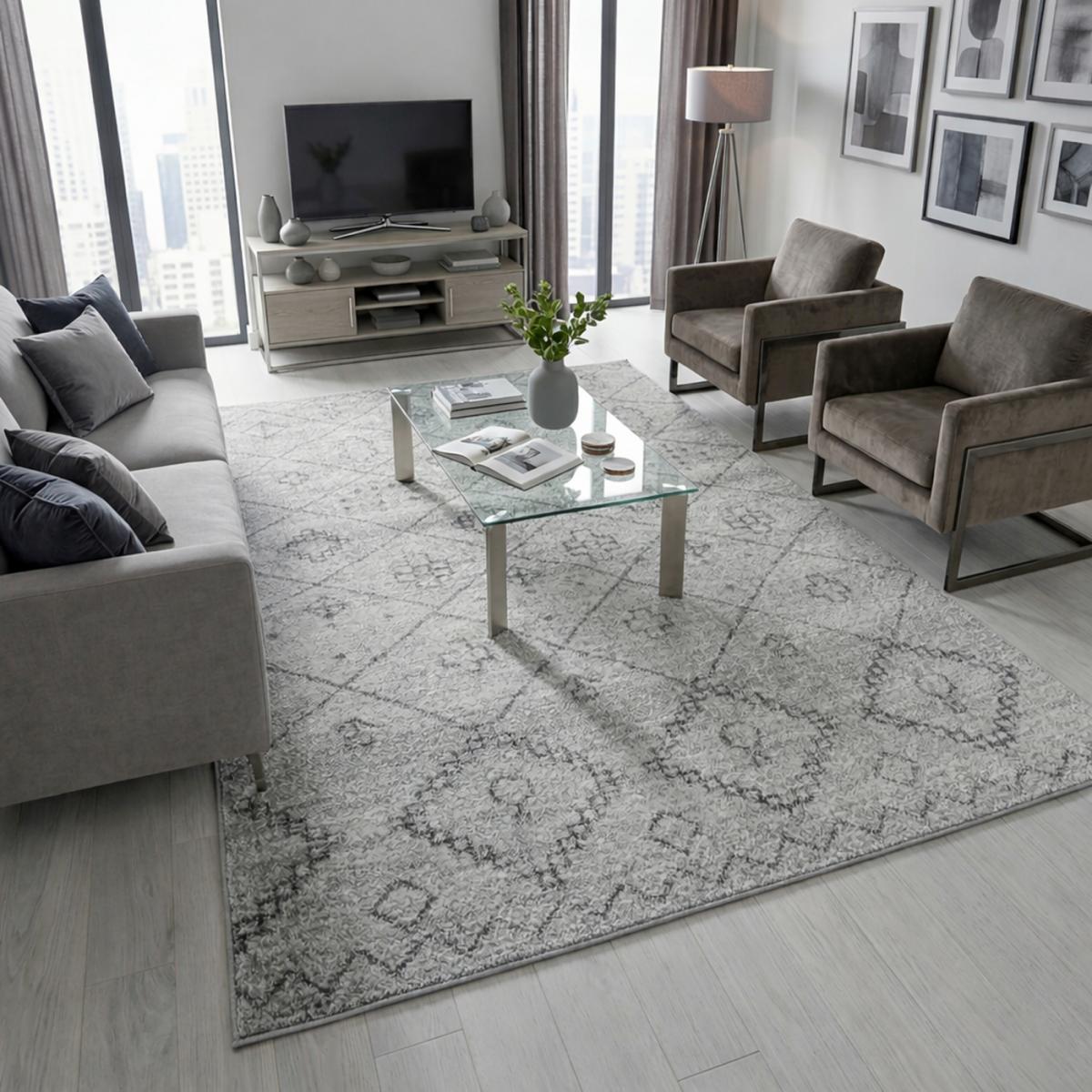 Tapis berbère tissé motifs tribaux SAUTUL — vue 3