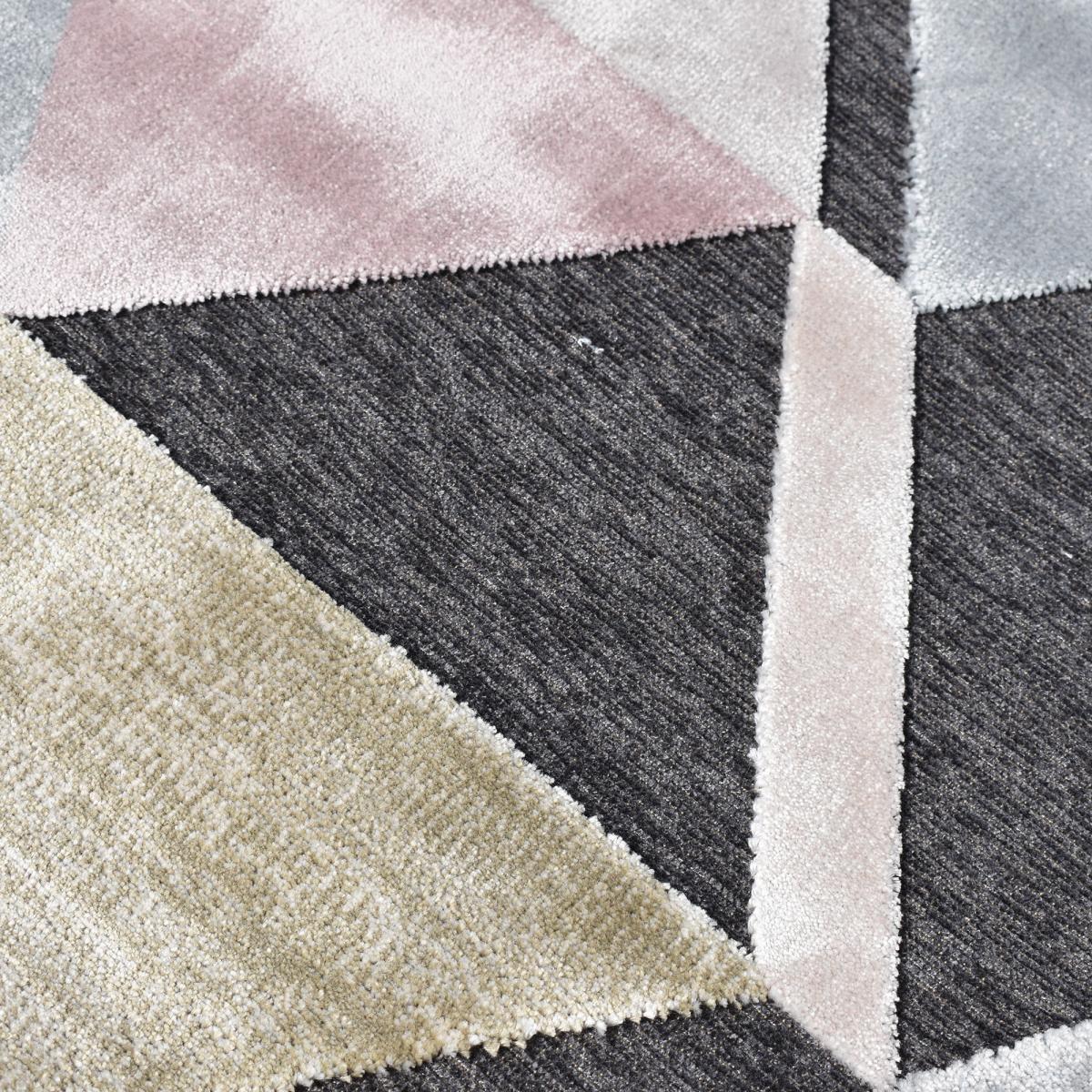 Tapis salon et chambre tissé en viscose motif scandinave SCANDSTYLE — vue 4