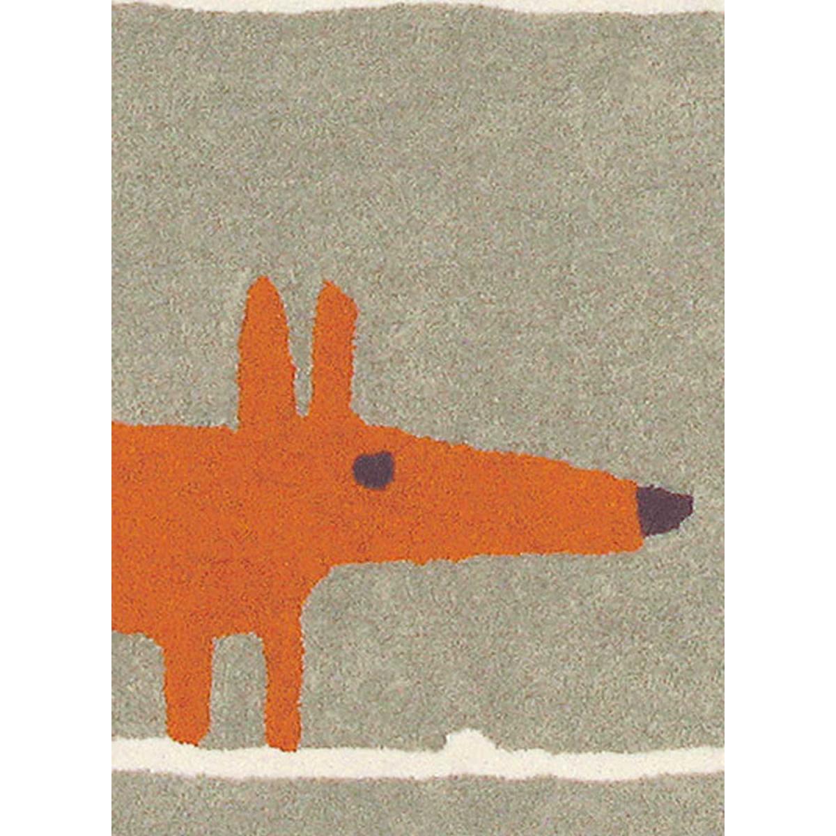 Tapis enfant FOX en laine Fait main — vue 4