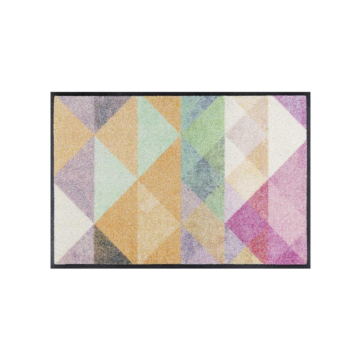 Tapis salon et chambre tissé motif pastel SNORRE