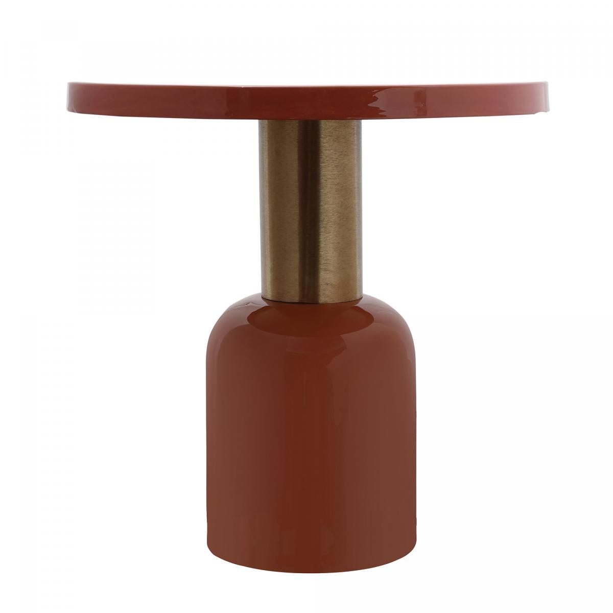 Table basse fait main en fer motif rétro-vintage EGA