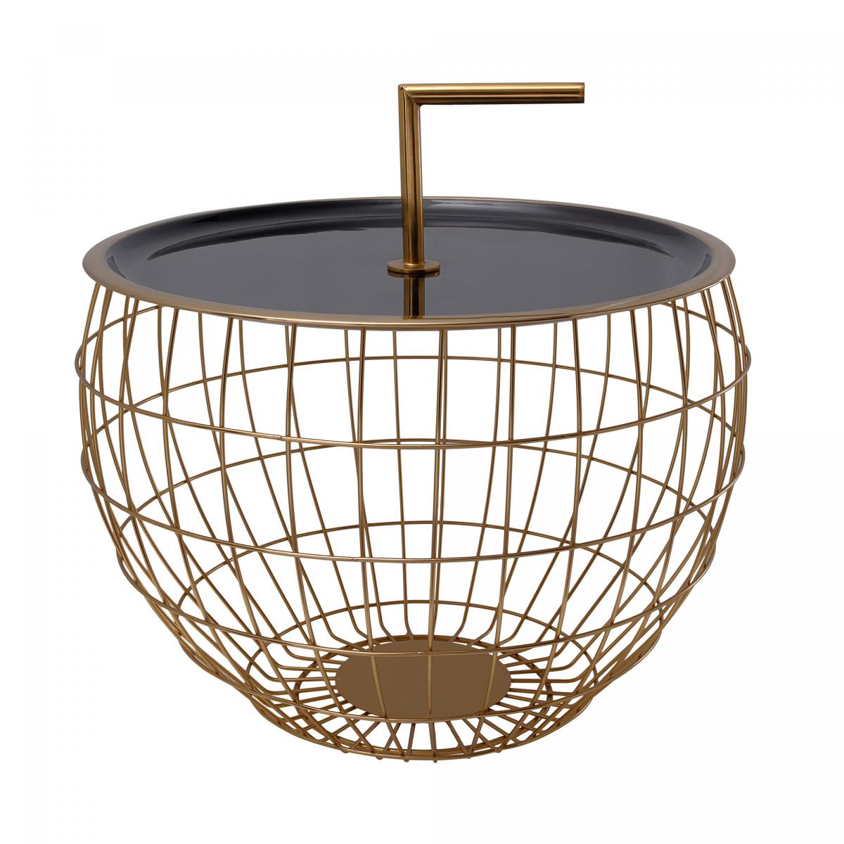 Table basse fait main en fer motif contemporain ESA