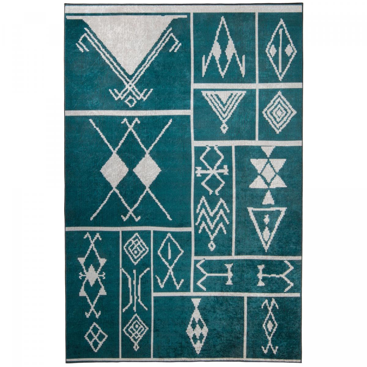 Tapis salon LYN11 ETNIK facile d'entretien